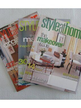 Vintage Style At Home Magazines - 2006-2007